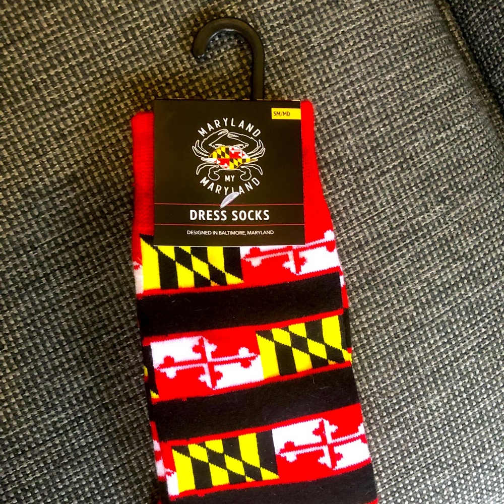 Maryland Flag Dress Socks